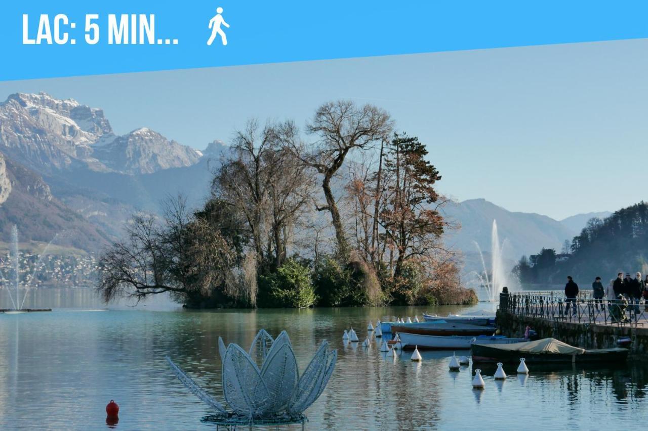 Le Carnot - Mycosyapart, Duplex Coeur De Ville Et Lac, Climatise Άννεσι Εξωτερικό φωτογραφία